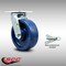 Service Caster 6 Inch SS Solid Poly Swivel Caster with Roller Bearing and Swivel Lock SCC SCC-SS30S620-SPUR-BSL - alternate 5